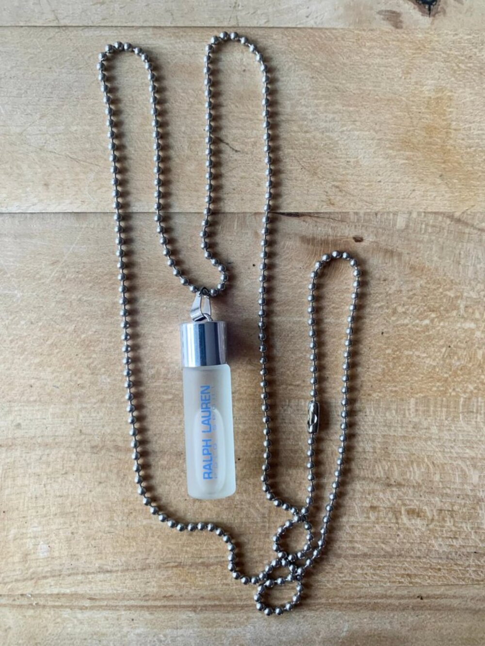 Rare, vintage 90s Ralph Lauren Polo Sport Women perfume necklace